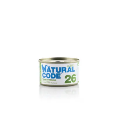 Natural Code 26 tuna and turkey in JELLY Natural Code 26 tuna and turkey in JELLY