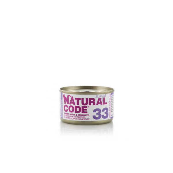 Natural Code 33 tuna, seabream and amaranth in JELLY