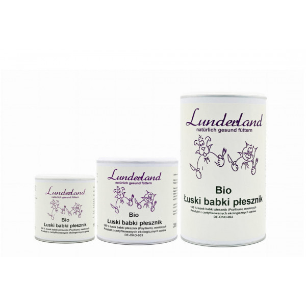 Lunderland organiczne łuski babki płesznik BIO