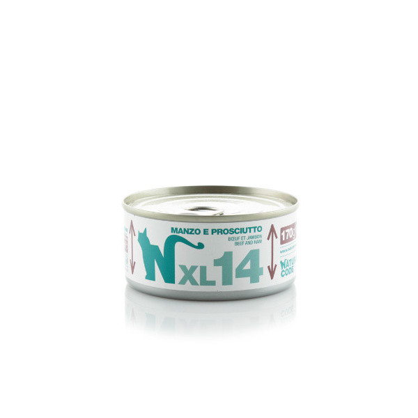 Natural Code xL 14 wołowina i szynka