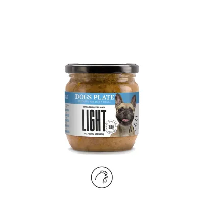Dogs Plate light Dogs Plate light