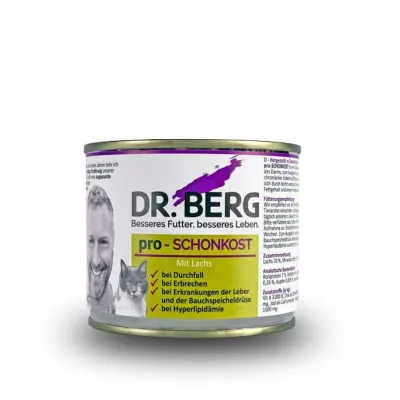 Dr Berg Pro-SCHONKOST dla kotów ŁOSOŚ - trzustka