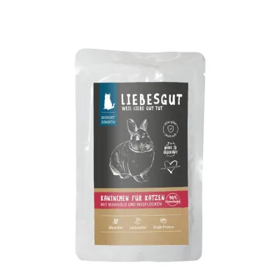 Liebesgut saszetka BIO dziki królik z botwinką