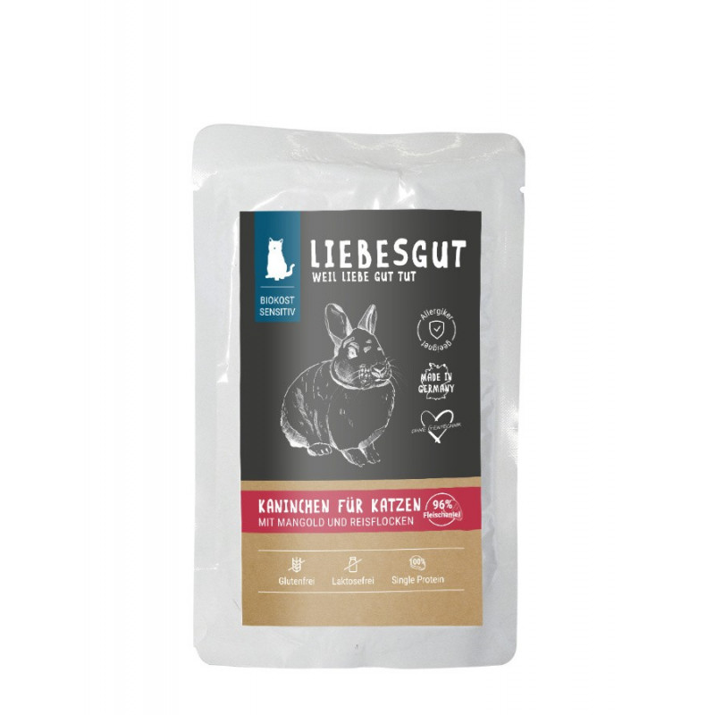 Liebesgut saszetka BIO dziki królik z botwinką