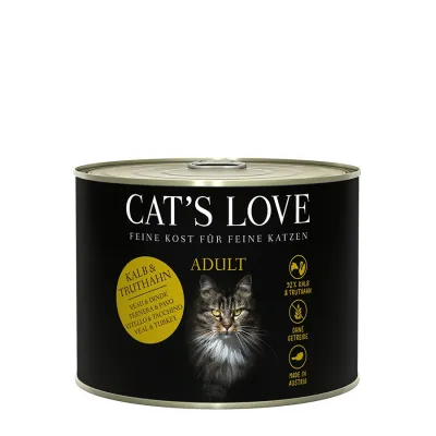 CATs LOVE puszka CIELĘCINA i indyk