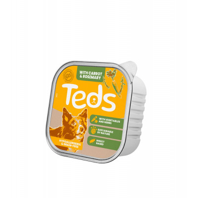 Teds karma mokra z insektów...