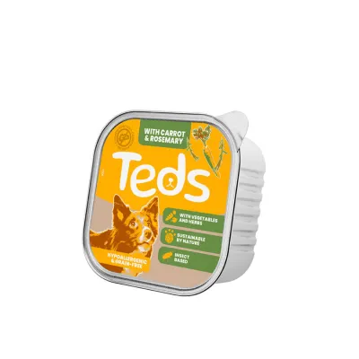 Teds karma mokra z insektów z marchewką Teds karma mokra z insektów z marchewką