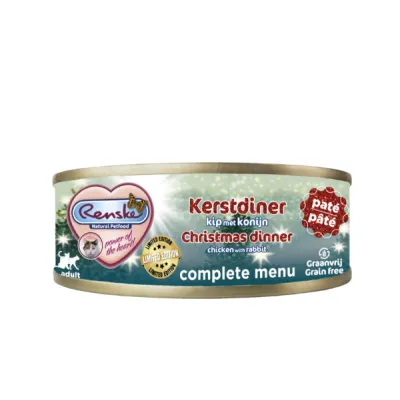 Renske cat PATE - kurczak i królik WERSJA ŚWIĄTECZNA Renske cat PATE - kurczak i królik WERSJA ŚWIĄTECZNA