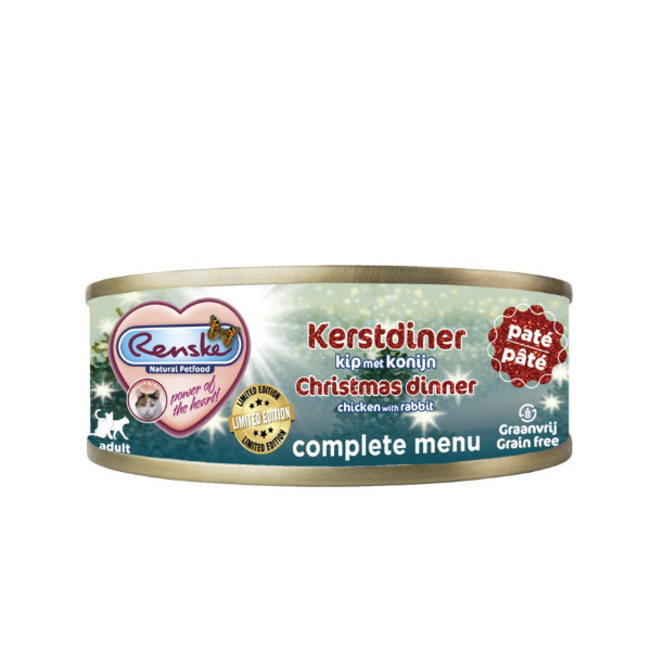 Renske cat PATE - kurczak i królik WERSJA ŚWIĄTECZNA