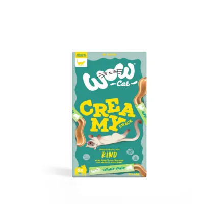 WoW cat creamy snack z WOŁOWINĄ WoW cat creamy snack z WOŁOWINĄ