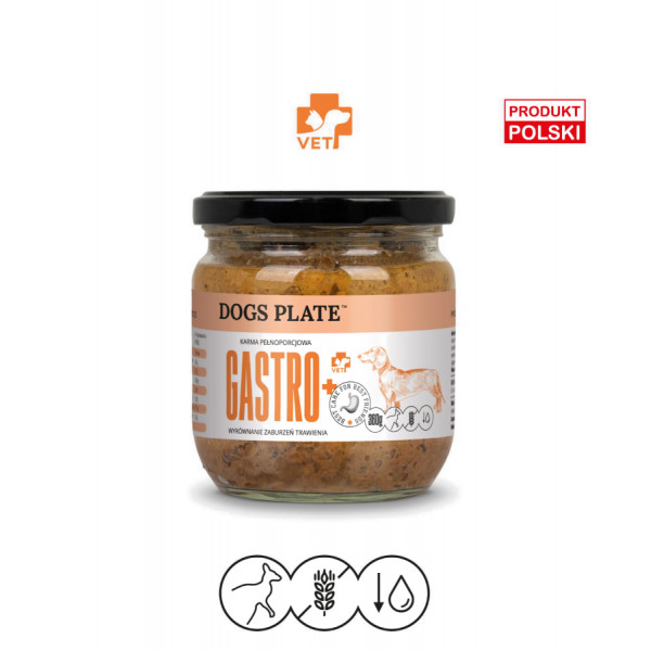 Dogs Plate VET Gastro plus