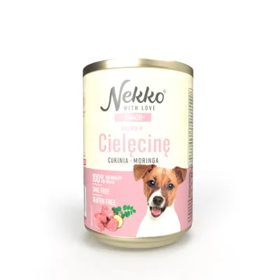 Nekko puszka JUNIOR bogata w cielecinę