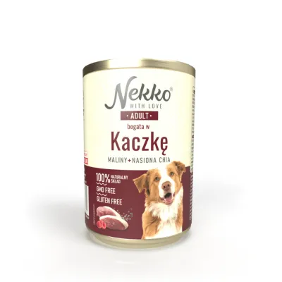 Nekko puszka ADULT bogata w kaczkę Nekko puszka ADULT bogata w kaczkę