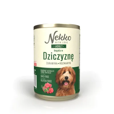 Nekko puszka ADULT bogata w dziczyznę