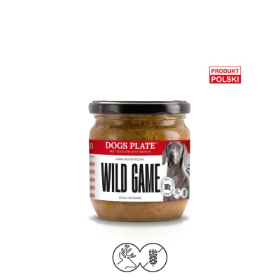 Dogs Plate WILD GAME z jelenia Dogs Plate WILD GAME z jelenia