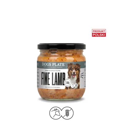Dogs Plate FINE lamb Dogs Plate FINE lamb
