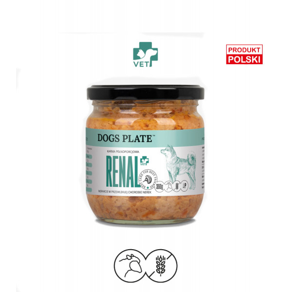 Dogs Plate VET RENAL z jagnięciną