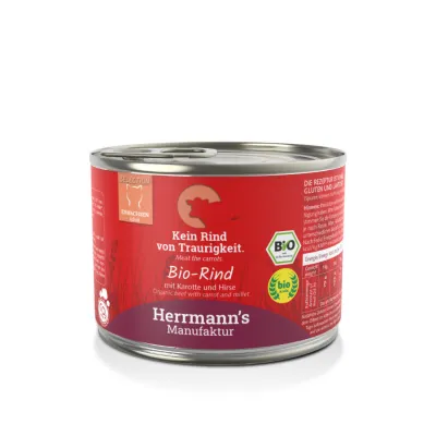 Herrmanns selection cat - BIO wołowina z marchewką