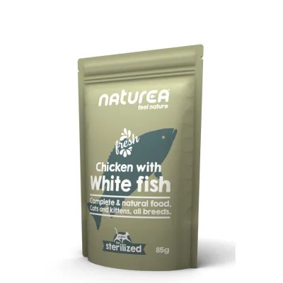 Naturea cat saszetka - kurczak i biała ryba Naturea cat saszetka - kurczak i biała ryba