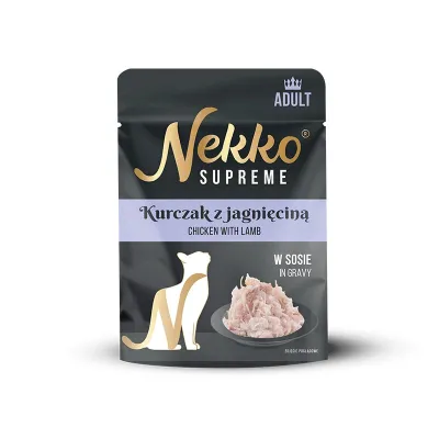 Nekko saszetka KURCZAK z jagnięciną w sosie