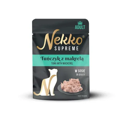 Nekko saszetka TUŃCZYK z makrelą w sosie