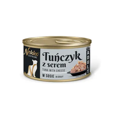 Nekko puszka TUŃCZYK z serem w sosie