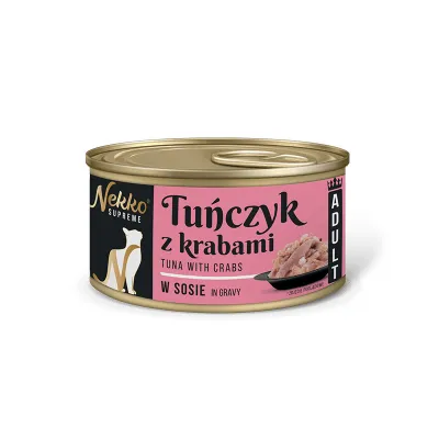 Nekko puszka TUŃCZYK z krabami w sosie