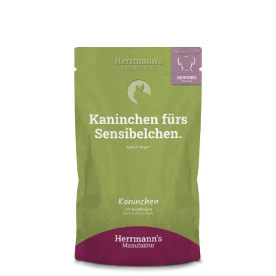Herrmanns selection dog saszetka - królik Herrmanns selection dog saszetka - królik