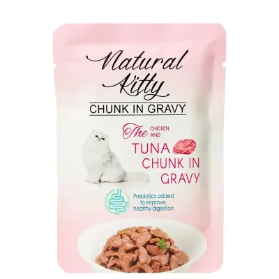 Natural Kitty saszetka KURCZAK z tuńczykiem