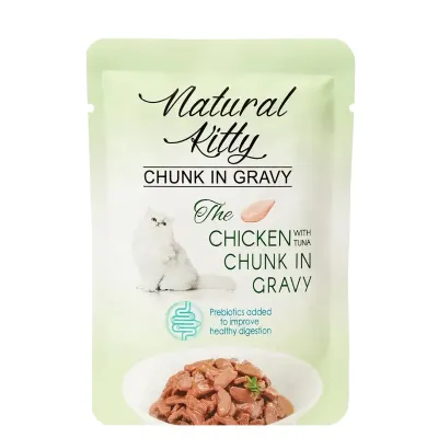 Natural Kitty saszetka KURCZAK z tuńczykiem