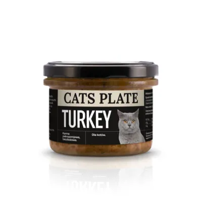 Cats Plate TURKEY - indyk Cats Plate TURKEY - indyk