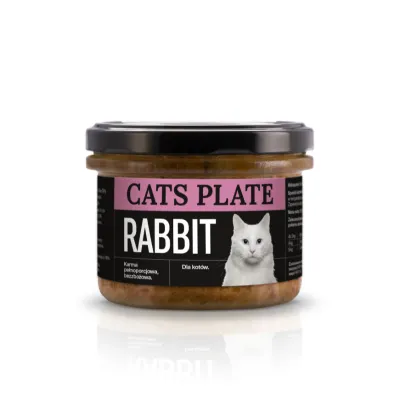 Cats Plate RABBIT - królik z indykiem Cats Plate RABBIT - królik z indykiem