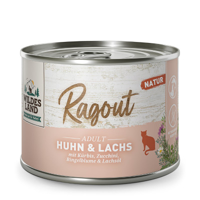 Wildes Land RAGOUT puszka KURCZAK z łososiem Wildes Land RAGOUT puszka KURCZAK z łososiem