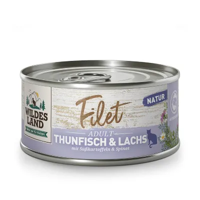 Wildes Land FILET puszka TUŃCZYK z łososiem Wildes Land FILET puszka TUŃCZYK z łososiem