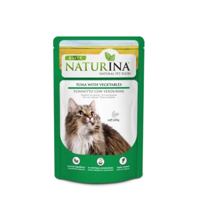 Naturina cat filet z TUŃCZYKA i warzywa w galarecie Naturina cat filet z TUŃCZYKA i warzywa w galarecie