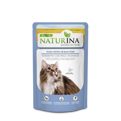 Naturina cat filet z TUŃCZYKA i ryba oceaniczna w galarecie Naturina cat filet z TUŃCZYKA i ryba oceaniczna w galarecie