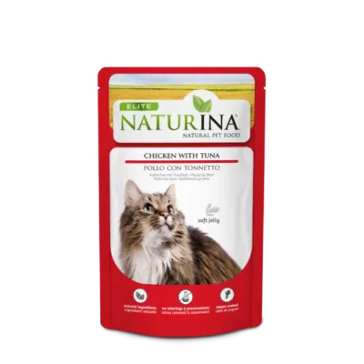 Naturina cat filet z KURCZAKA i tuńczyka w galarecie Naturina cat filet z KURCZAKA i tuńczyka w galarecie