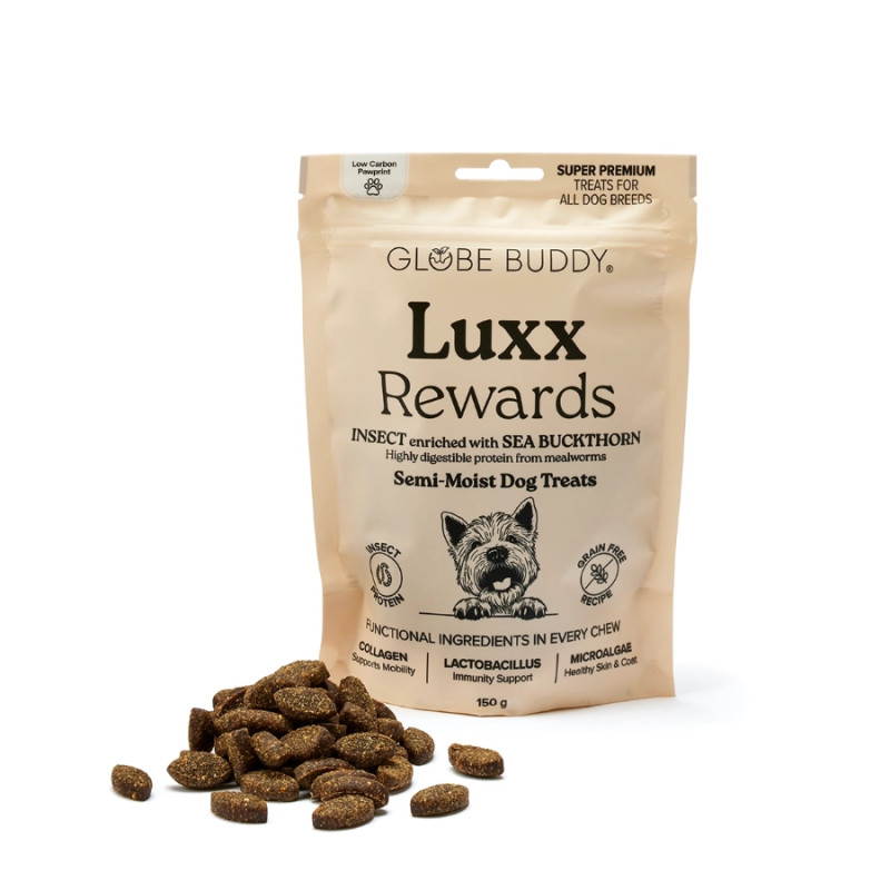 Globe Buddy Luxx rewards przysmaki z INSEKTAMI półwilgotne