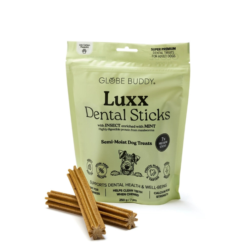 Globe Buddy Luxx dental przysmaki z INSEKTAMI