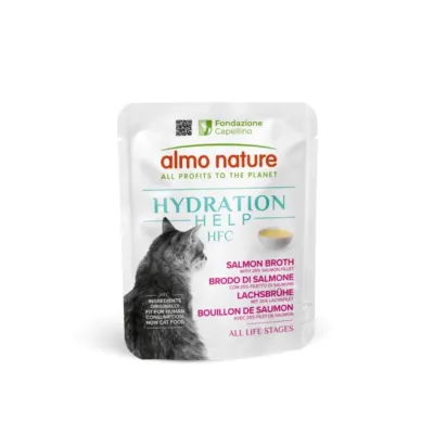 Almo Nature HYDRATION bulion i filet z łososia