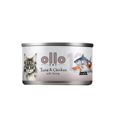 oLLo 12 Tuńczyk z kurczakiem i krewetkami