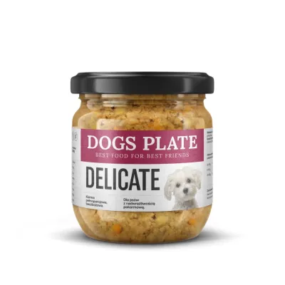 Dogs Plate delicate