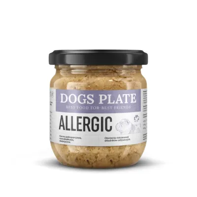 Dogs Plate VET Allergic