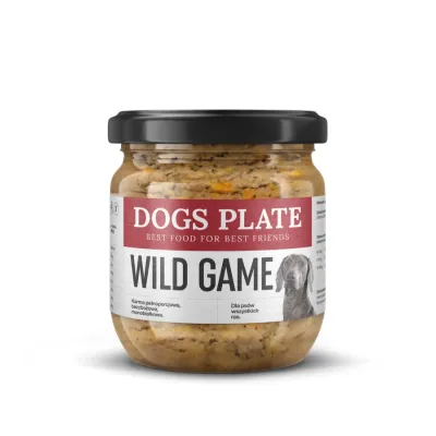 Dogs Plate WILD GAME z jelenia
