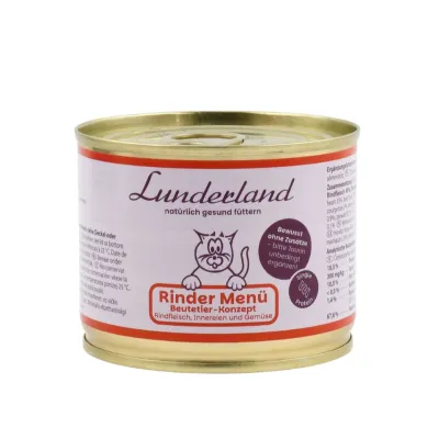 Lunderland menu WOŁOWE dla kotów