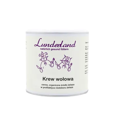 Lunderland KREW wołowa hemoglobina suszona