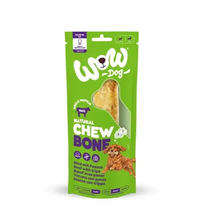 WoW chew BONE kość do żucia ze skóry i żwaczy wołowych