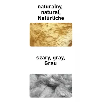 Szarpak z owczej skóry z rączką