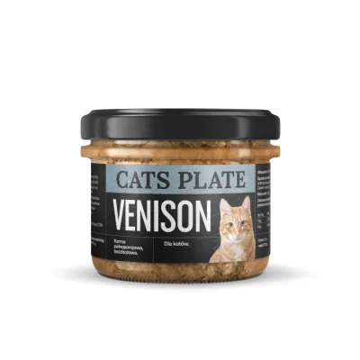 Cats Plate VENISON - mięso sarny
